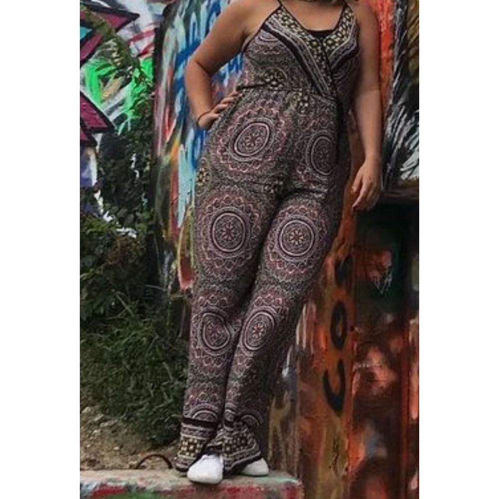 Xhilaration Multi Color Jumpsuit